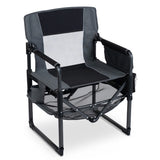 Heavy Duty Outdoor Camping Chair with Cup Holder and Side Pocket