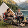 Heavy Duty Outdoor Camping Chair with Cup Holder and Bottle Opener