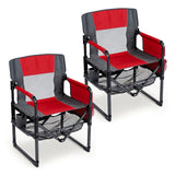 Heavy Duty Outdoor Camping Chair with Cup Holder and Bottle Opener