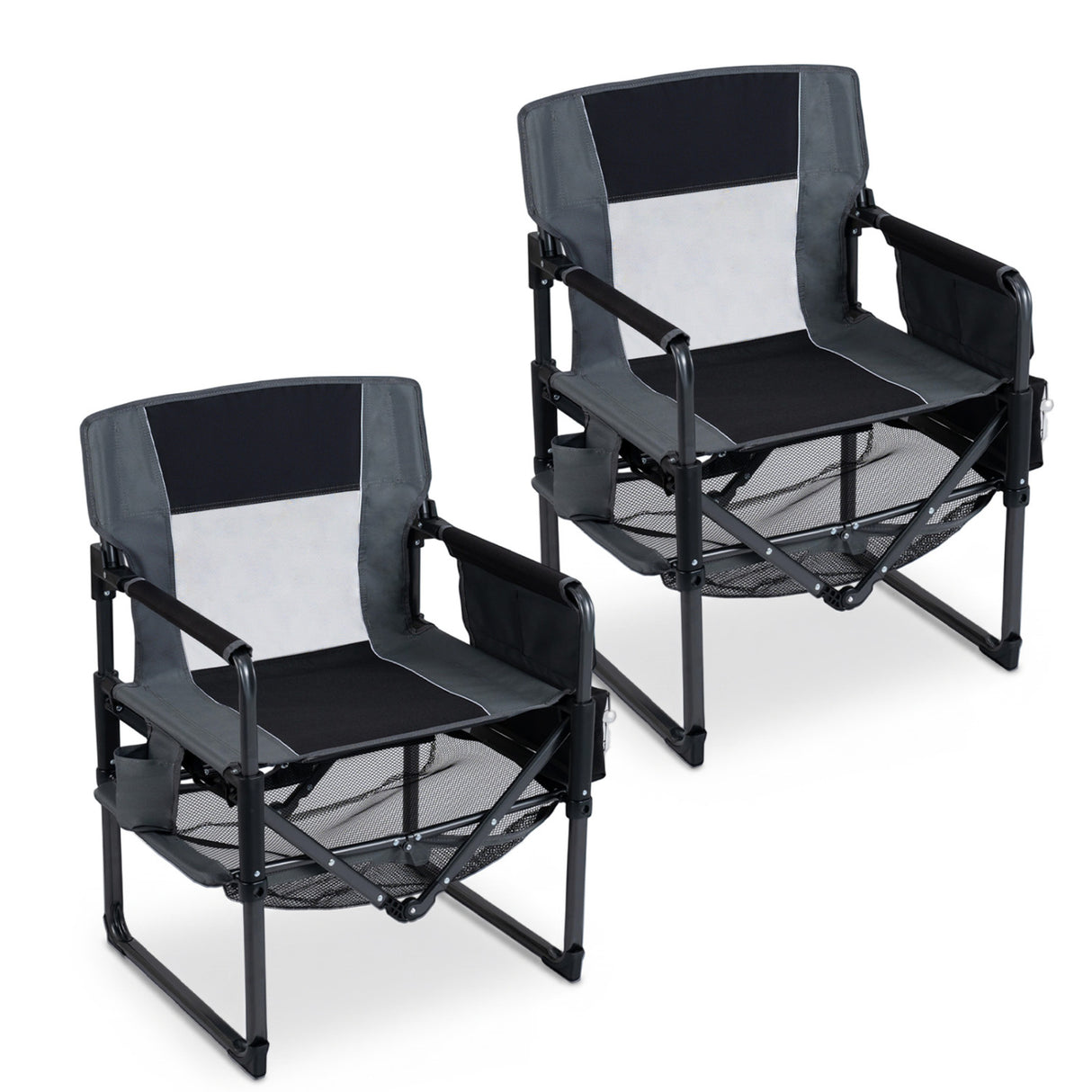 Heavy Duty Outdoor Camping Chair with Cup Holder and Bottle Opener