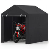 Heavy-Duty Portable Storage Shed with Roll-up Zipper Door