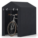 Heavy-Duty Portable Storage Shed with Roll-up Zipper Door