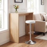 Height-adjustable Bar Stool with 360Â° Swivel for Kitchen & Dining