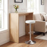 Height-adjustable Bar Stool with 360Â° Swivel for Kitchen & Dining