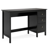 3-Drawer Home Office Study Computer Desk with Spacious Desktop