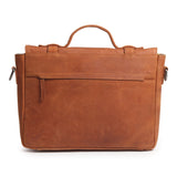 Falco Slim Leather Laptop Bag