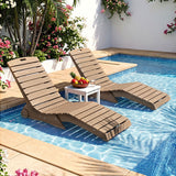 In-Pool Lounge Chair with Weighted Anti-Floating Design 450 LBS for Baja Shelf