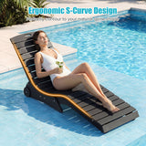 In-Pool Lounge Chair with Weighted Anti-Floating Design 450 LBS for Baja Shelf