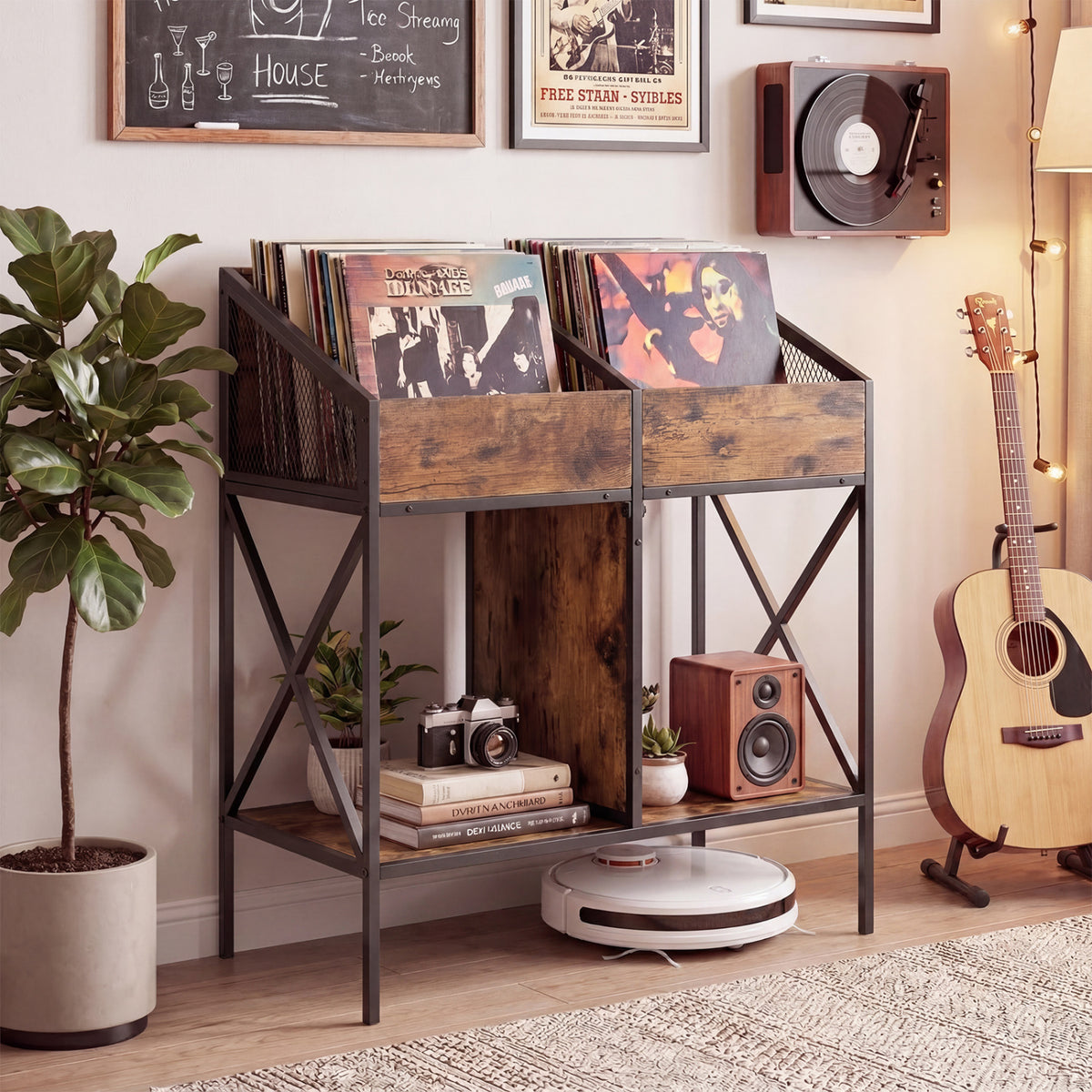 Industrial Magazine Books Record Holder with Metal Frame and Anti-tip Kits