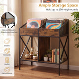 Industrial Magazine Books Record Holder with Metal Frame and Anti-tip Kits