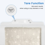 Infant Scale with Detachable Tray for Body Weight and Height Measurement-White
