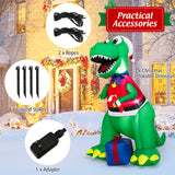 Inflatable Christmas Decoration with LED Lights and Waterproof Blower