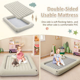 Inflatable Toddler Travel Bed with Electric Pump and Raised Bed Rails