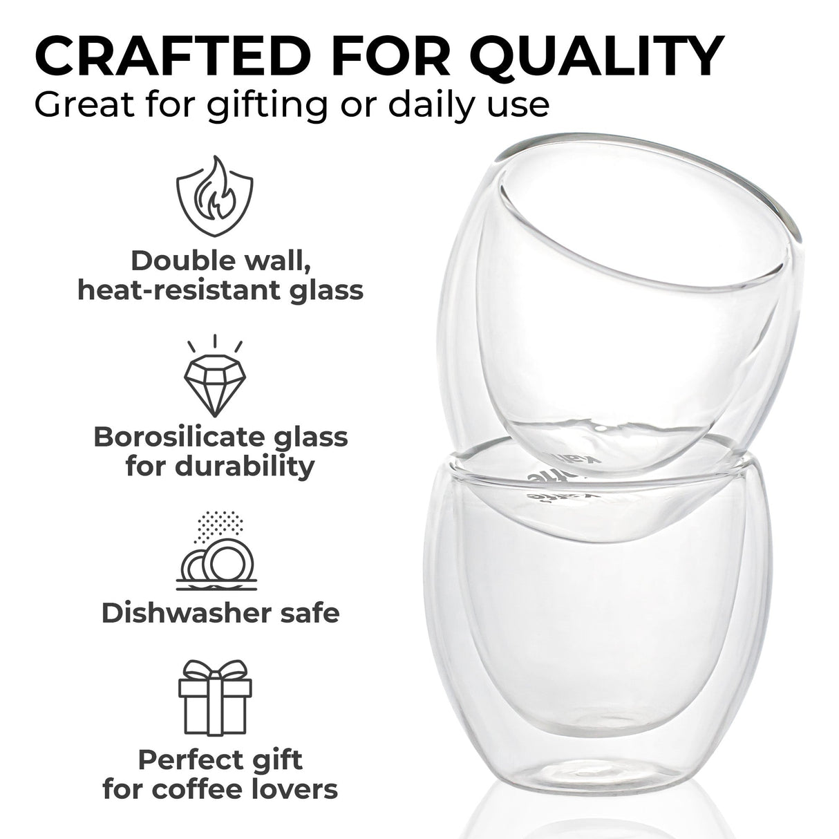 3oz Espresso Cup Set, KF4040