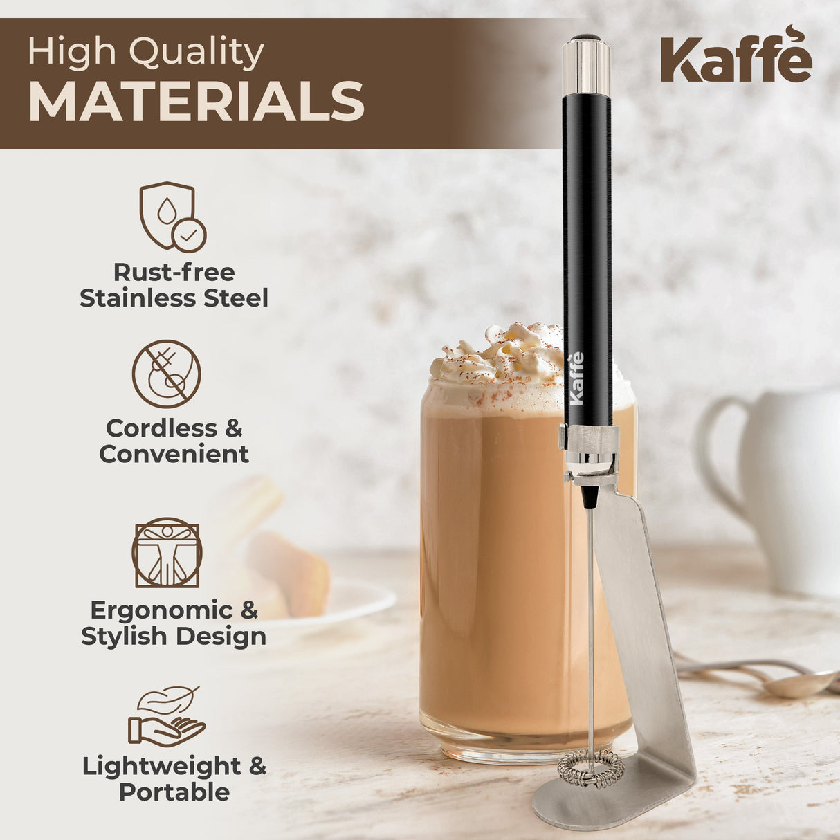 Handheld Milk Frother, KF6010
