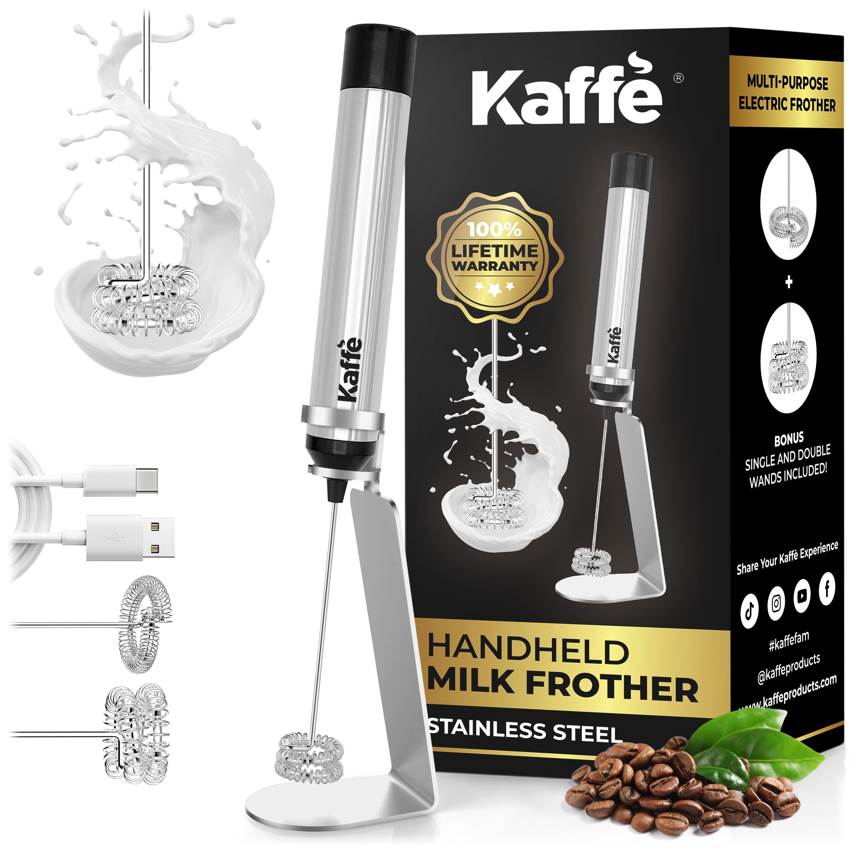 Kaffe Products Milk Frother KF6022 - Thumbnail 5