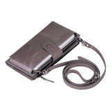 Kaycee Leather Women's Cell Phone Wallet with Strap
