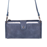 Kaycee Leather Women's Cell Phone Wallet with Strap