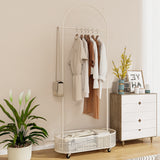 Kid Clothes Rack with 3 Adjustable Heights and Wheels