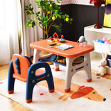 Kids Activity Table and Chair Set with Montessori Toys for Preschool and Kindergarten