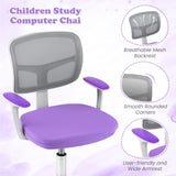 Adjustable Desk Chair with Auto Brake Casters for Kids