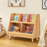 5-Cube Kids Bookshelf and Toy Organizer with Anti-Tipping Kits
