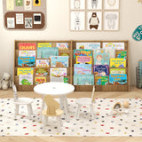 5-Tier Kids Bookshelf with Deep Compartments and Stable Baby Book Case