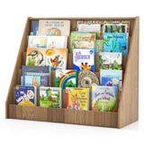 5-Tier Kids Bookshelf with Deep Compartments and Stable Baby Book Case