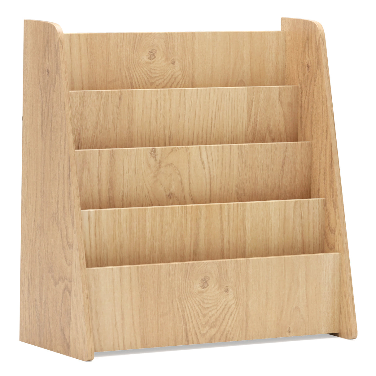 4-Tier Kids Bookshelf with Deep Compartments for Bedroom