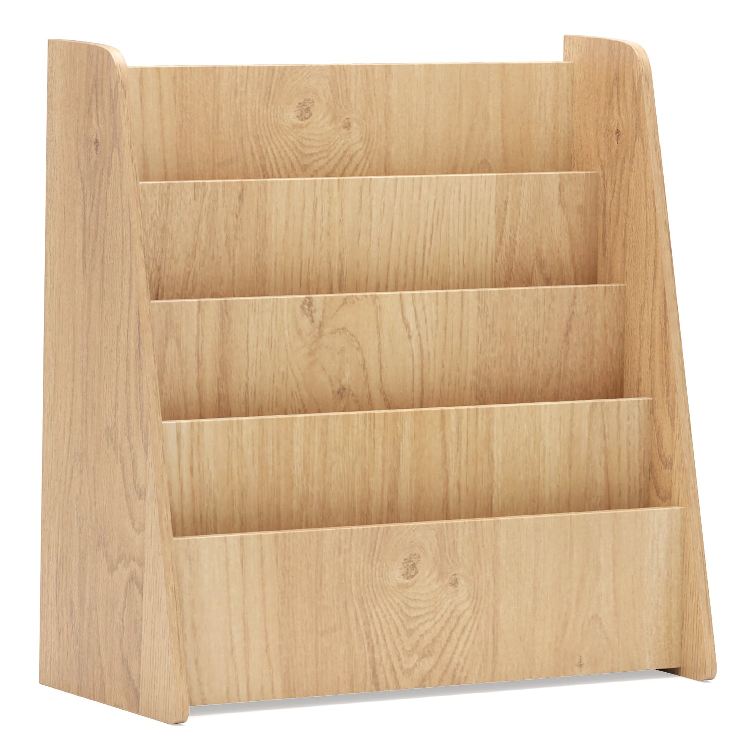 4-Tier Kids Bookshelf with Deep Compartments for Bedroom