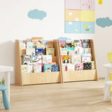 4-Tier Kids Bookshelf with Deep Compartments for Bedroom
