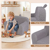 Kids Couch Portable Toddler Sofa with Anti-slip Base