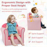 Original Kids Sofa with Armrest and Thick Cushion