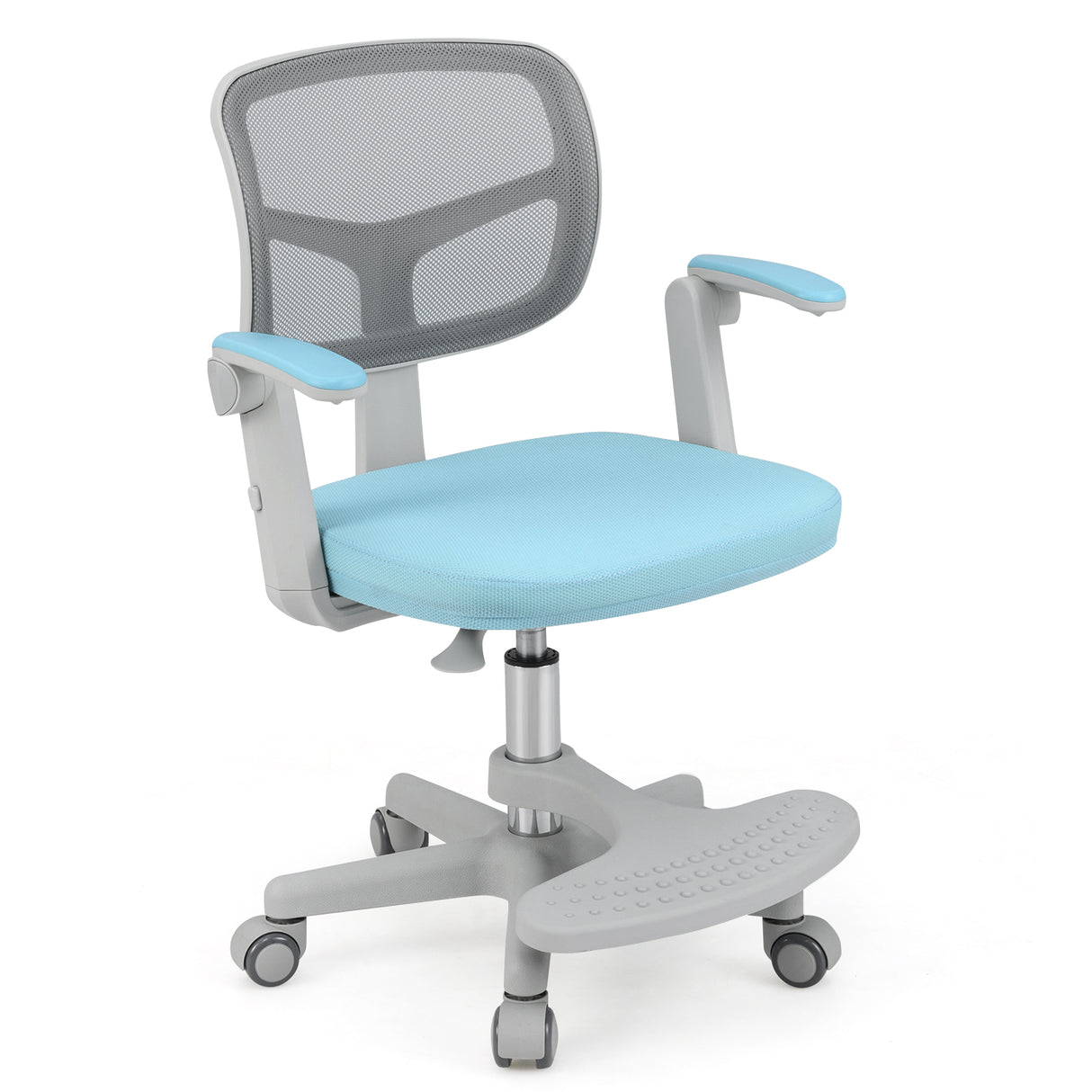Kids Desk Chair Children Study Chair with Adjustable Height Armrest and Footrest