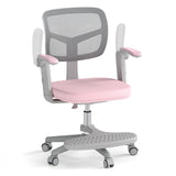 Kids Desk Chair Children Study Chair with Adjustable Height Armrest and Footrest