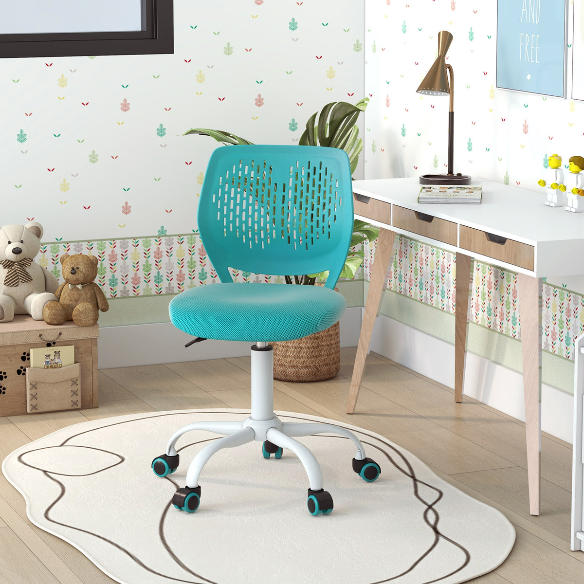 Ergonomic Children Study Chair with Adjustable Height