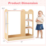 Kids Dress Up Storage with Mirror