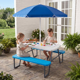 Kids Picnic Table with Benches Seats up to 4