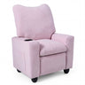 Kids Recliner Toddler Single Sofa with Adjustable Footrest and Cup Holder