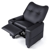 Kids Recliner with Cup Holder Armrests and Adjustable Backrest for Playroom