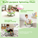 Kids Sensory Swivel Chair Cat Claw 360Â° Spinning Chair with Non-Slip Metal Base