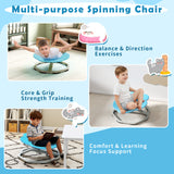 Kids Sensory Swivel Chair Cat Claw 360Â° Spinning Chair with Non-Slip Metal Base