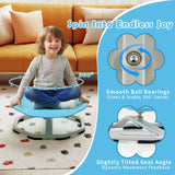 Kids Sensory Swivel Chair Cat Claw 360Â° Spinning Chair with Non-Slip Metal Base