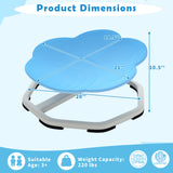Kids Sensory Swivel Chair Cat Claw 360Â° Spinning Chair with Non-Slip Metal Base