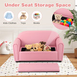 Kids Sofa Armrest Chair with Storage Function