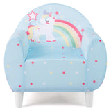 Kids Sofa with Breathable Spandex Fabric and High-density Sponge Filling for Boys and Girls