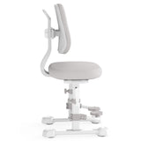 Kids Study Chair with Adjustable Double Backrest and Footrest