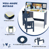 Kids Table and Chair Set for Arts  Crafts  Homework  Home School