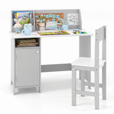 Kids Table and Chair Set for Arts  Crafts  Homework  Home School