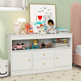 Kids Toy Storage Organizer with Open Shelf and 2 Drawers for Playroom